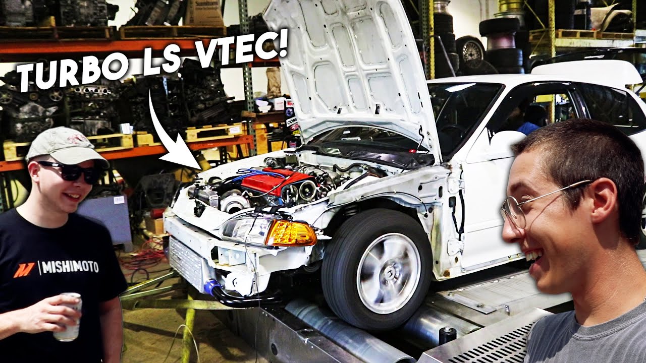 TURBO LS VTEC ПЕРВЫЙ ЗАПУСК И ДИНАМИЧЕСКИЙ СТЕНД | Я достиг своей цели по мощности!