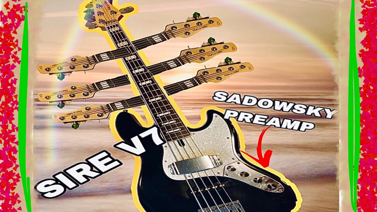 Sire V7 w/ Sadowsky Preamp OnBoard!! Sound Test