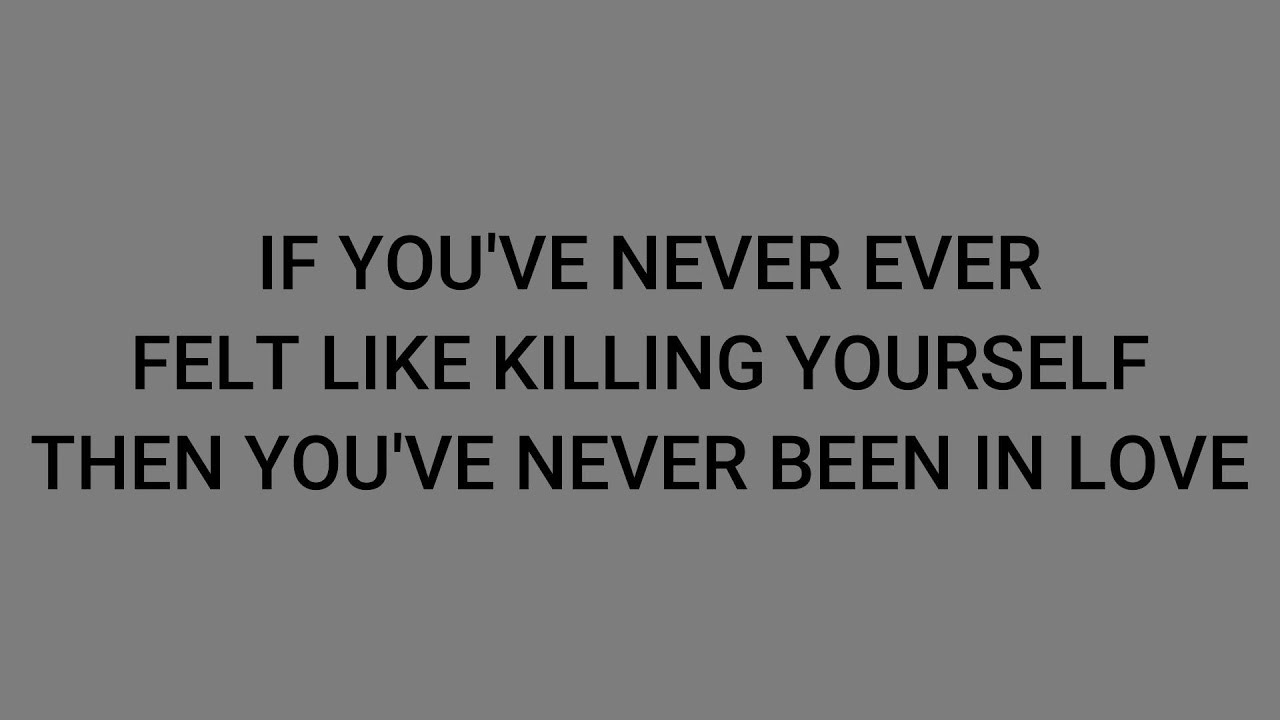 KIMOSABE - NEVER BEEN IN LOVE (LYRICS)