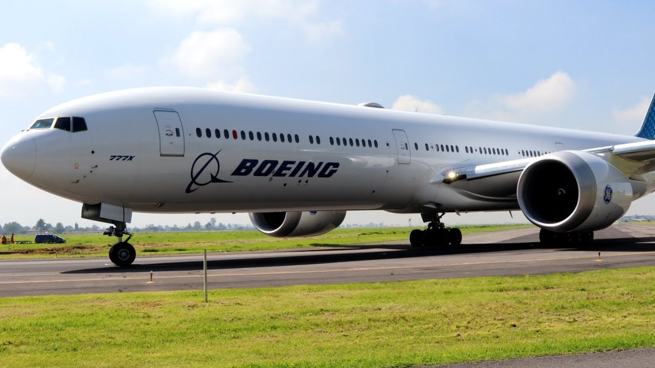 BOEING 777-9 Despega el Avion mas grande del mundo Aeropuerto De Toluca pruebas de vuelo agosto3 24