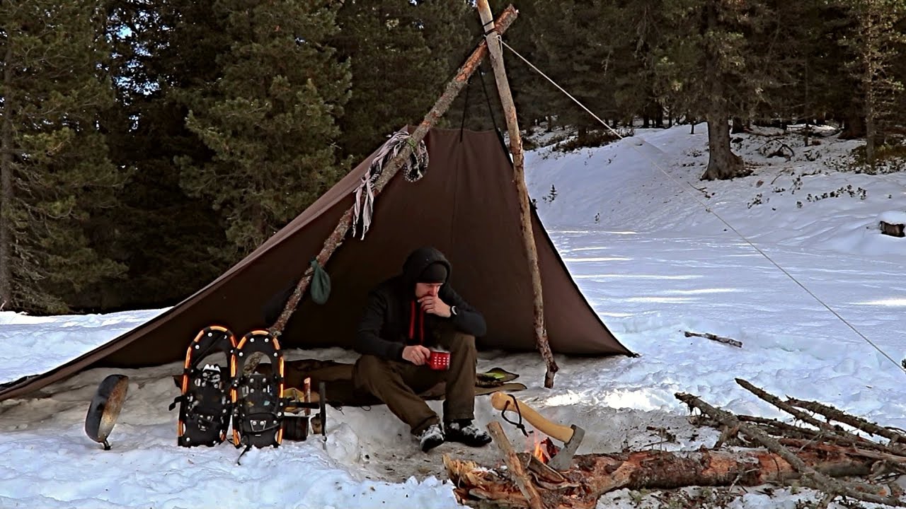 No Stress BUSHCRAFT Therapy, FUOCO nella NEVE, Tschum, Cucina Outdoor, Riparo, Vita All'Aria Aperta