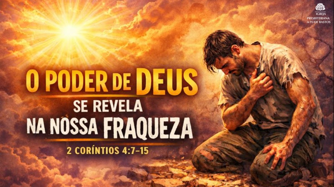 CULTO AO SENHOR | O PODER DE DEUS SE REVELA NA NOSSA FRAQUEZA | 2CORÍNTIOS 4.7-15
