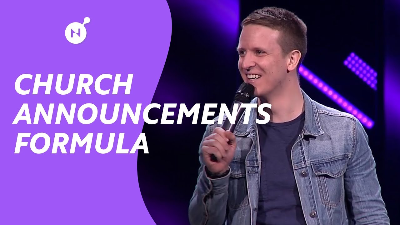 CHURCH ANNOUNCEMENTS FORMULA [Copy-N-Paste]