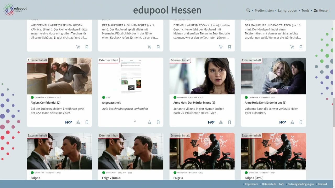 Edupool Hessen 3.0 - &Uuml;berblick & Funktion