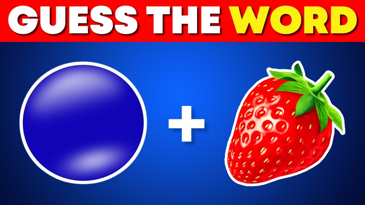 Guess The WORD By Emojis? 🤔 Emoji Quiz Challenge 2026 🙄