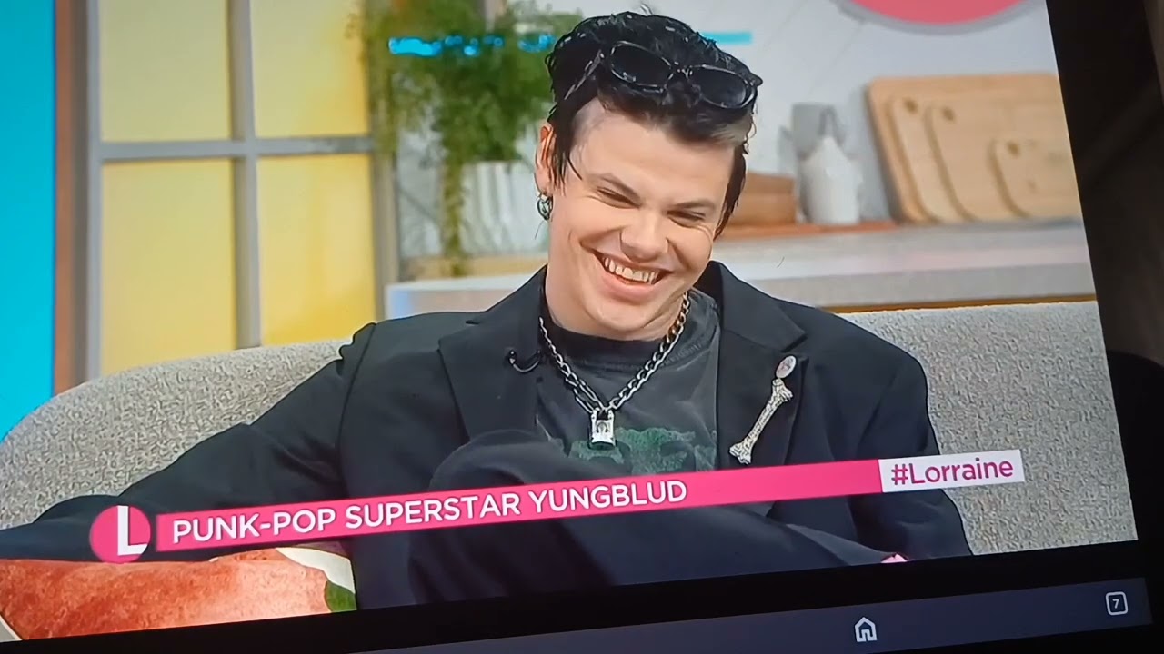 yungblud Interview on Lorraine ITV | 8/8/24 | Talking about new book and bludfest