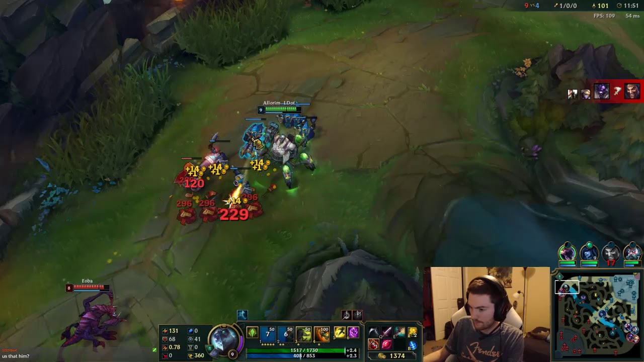 Allorim Urgot 3 [vs Cho'Gath]