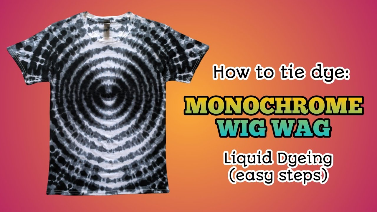 Wig-wag Monochrome Tie Dye