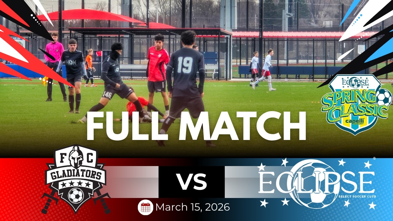 #Gladiators 2010 vs  #Eclipse - 2011 ECNL #Wintrust crossrods  #4k #Spring Classic