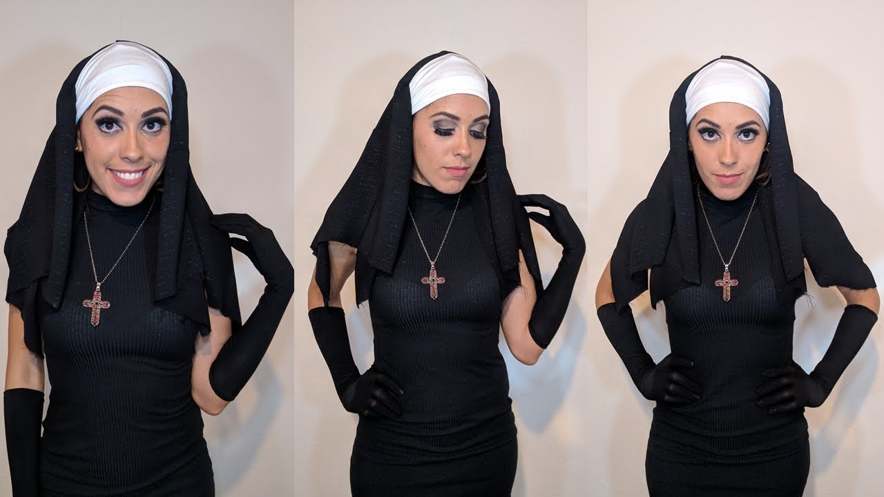 FAÇA SUA FANTASIA  FREIRA GASTANDO POUCO - ESPECIAL DE HALLOWEEN