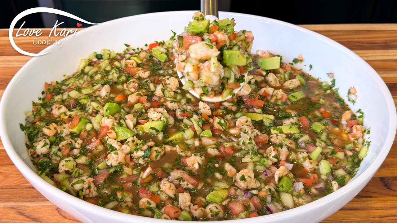 Ceviche de Camarón Quick and Easy Shrimp Recipe Perfect for Summer Gatherings