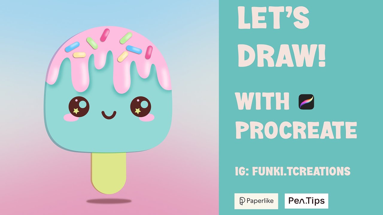 Kawaii Style Lolly Procreate Tutorial