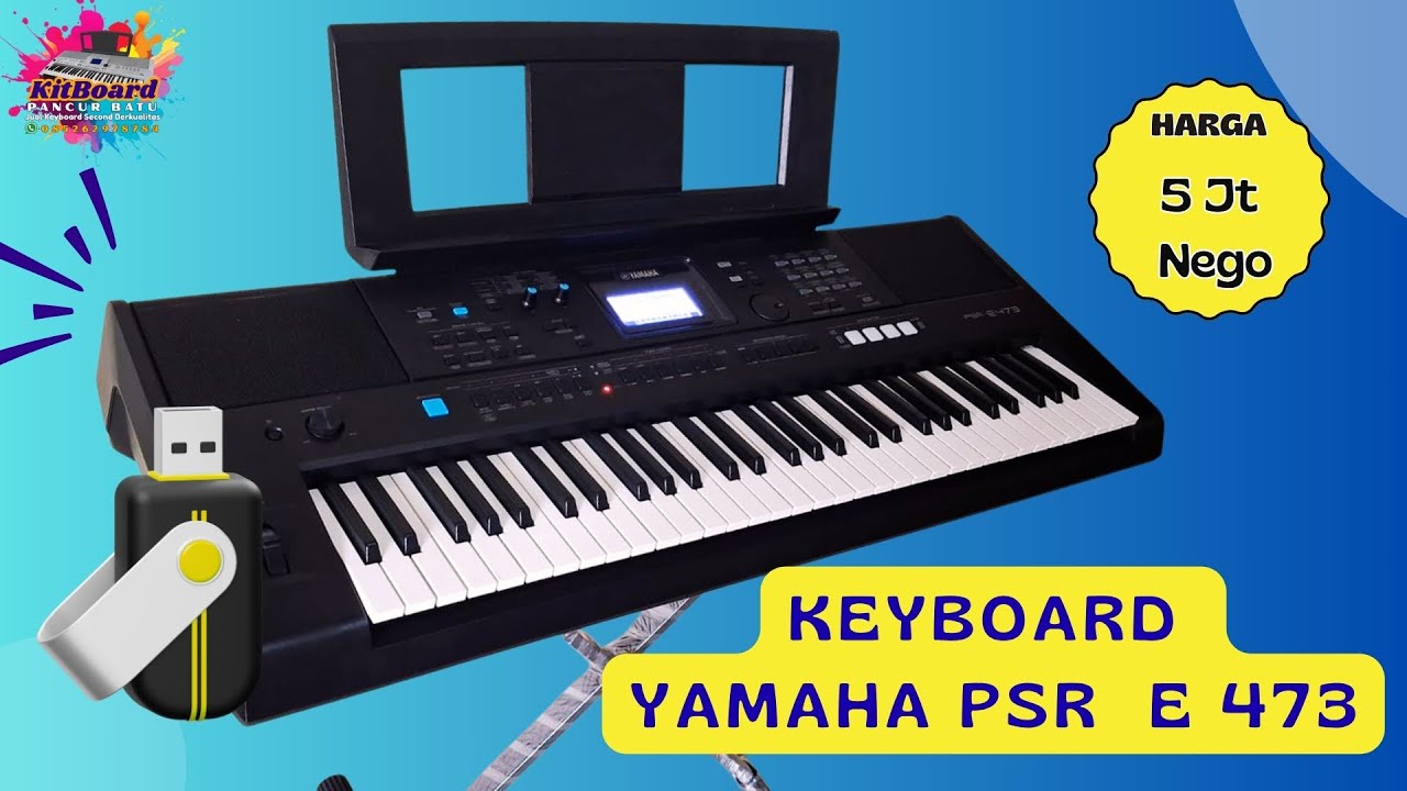 Keyboard Yamaha PSR E 473 | Like New | Full Batak Style | 5 jt Nego | WA 085262978784