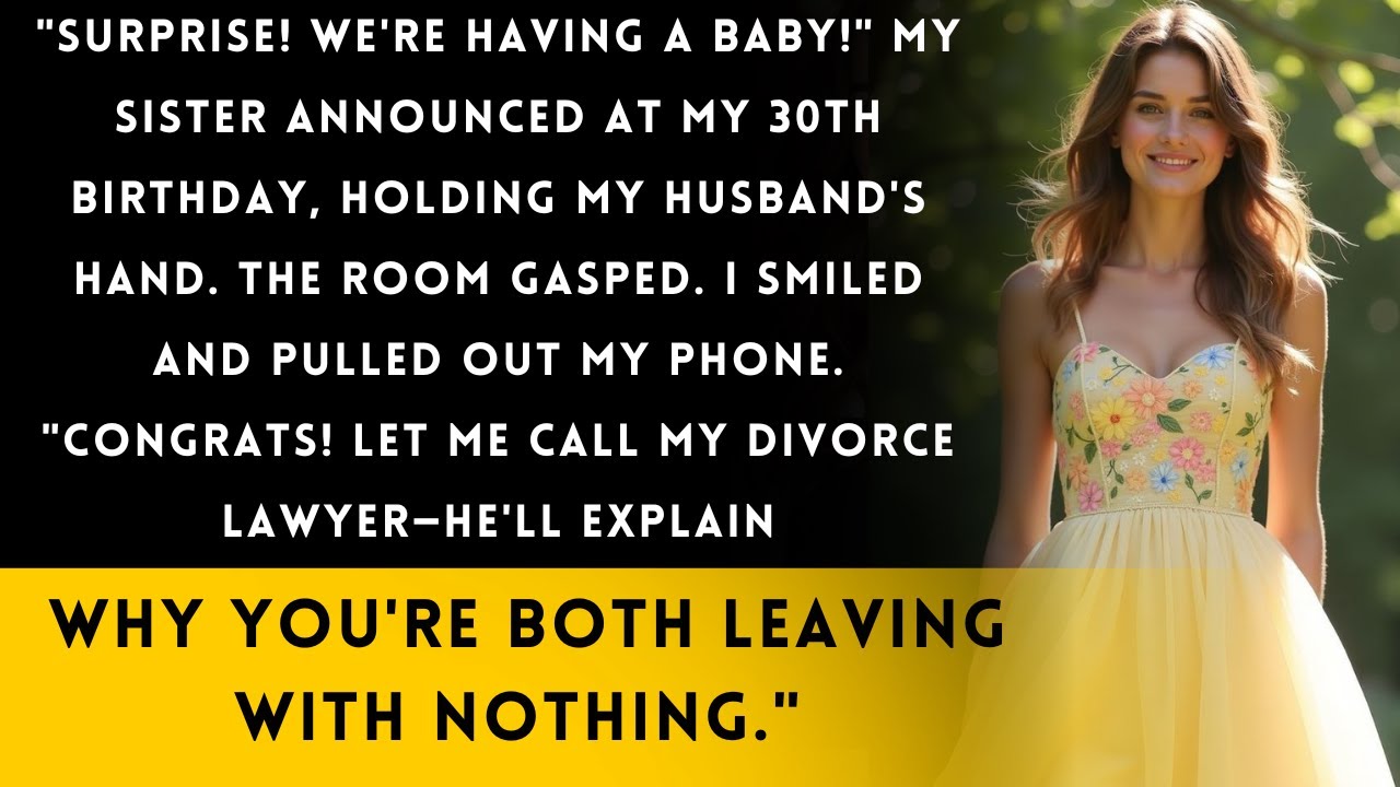 Sister Announced She Was Pregnant With My Husband's Baby at My Birthday—She Didn't Know About the...
