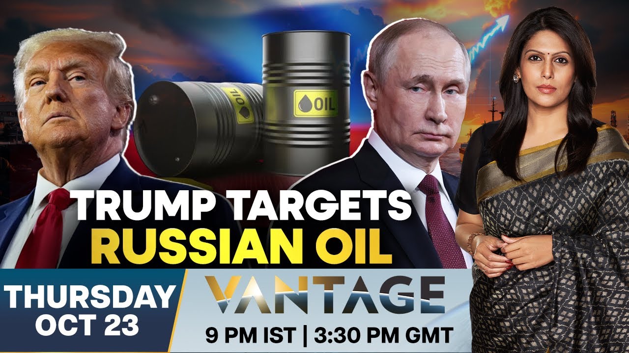 LIVE | Trump’s New Russia Sanctions Send Oil Prices Soaring | Vantage with Palki Sharma | N18G