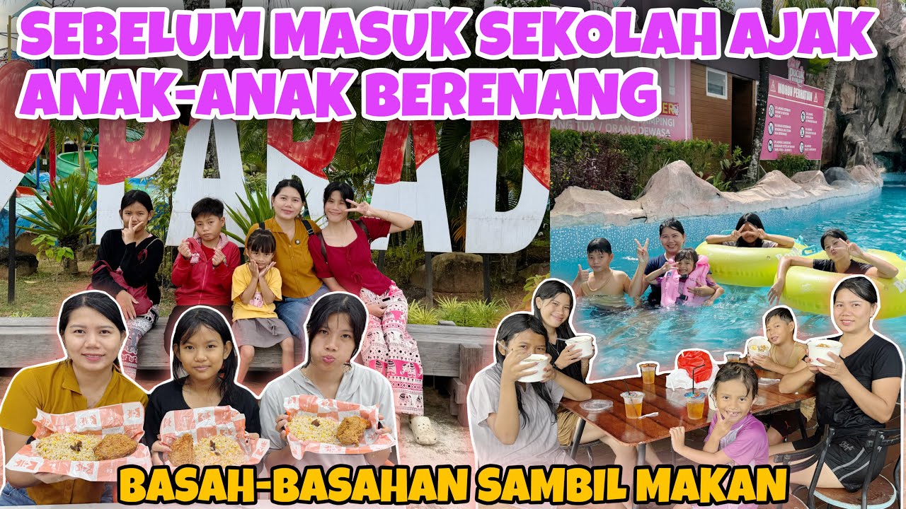 AJAK ANAK-ANAK PERGI BERENANG, SERU-SERUAN SAMPAI GAK MAU PULANG