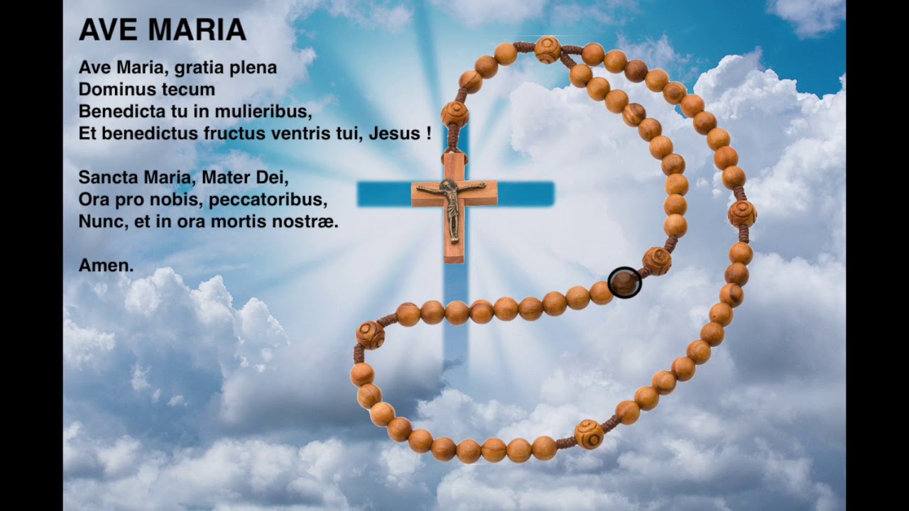 CHAPELET EN LATIN -  Version complète avec 15 dizaines -  texte et récité