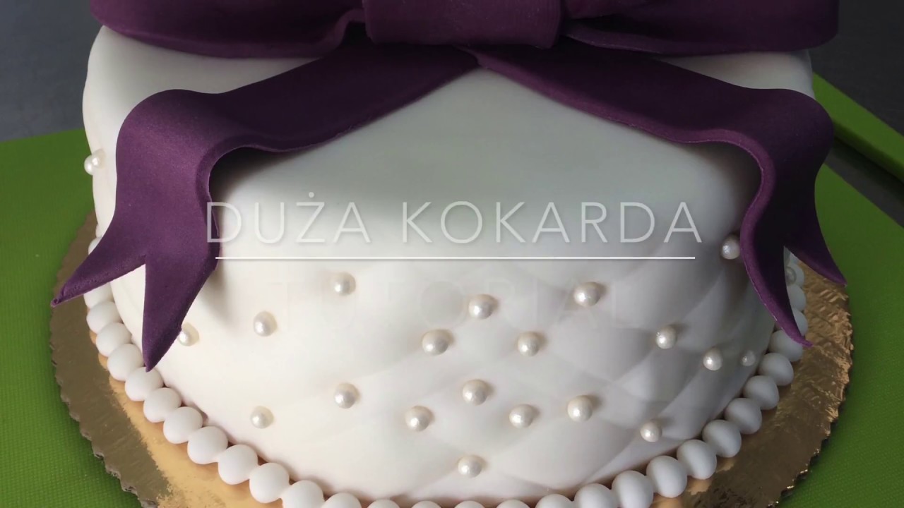 Duża kokarda - tutorial