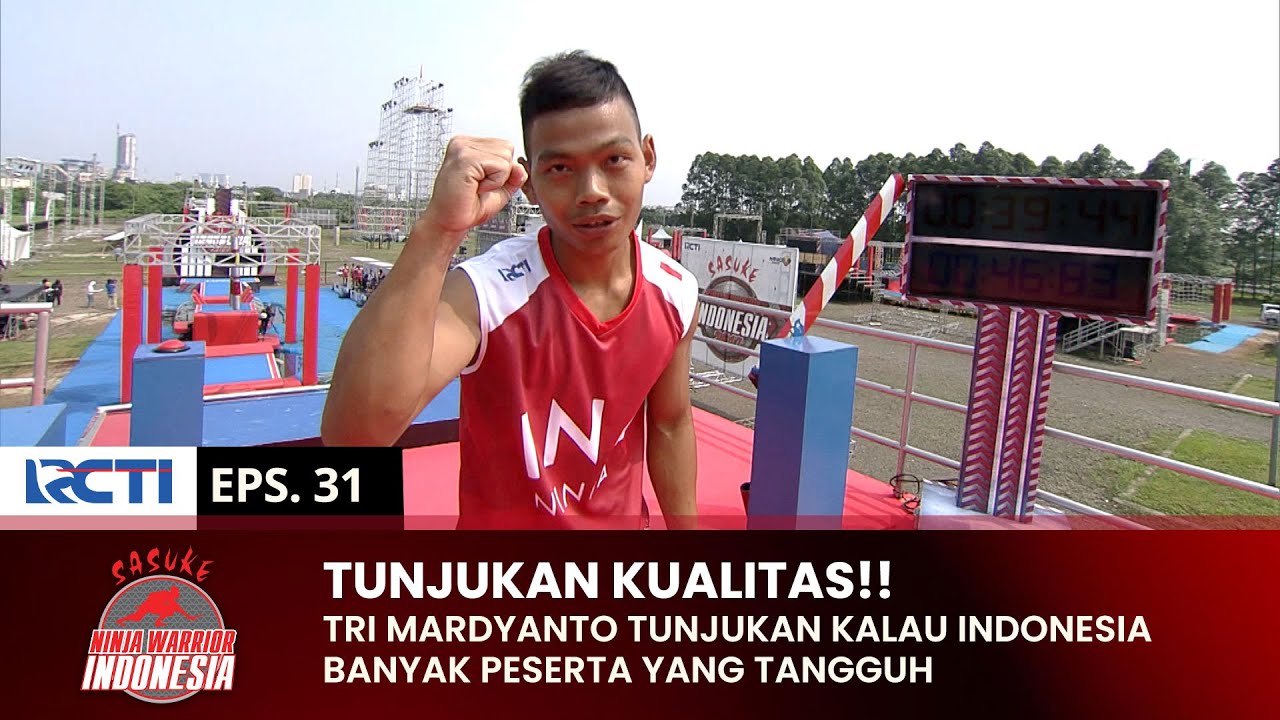 UNJUK KEMAMPUAN!! Tri Mardyanto Jadi Peserta Tercepat | SASUKE NINJA WARRIOR INDONESIA | PART 2