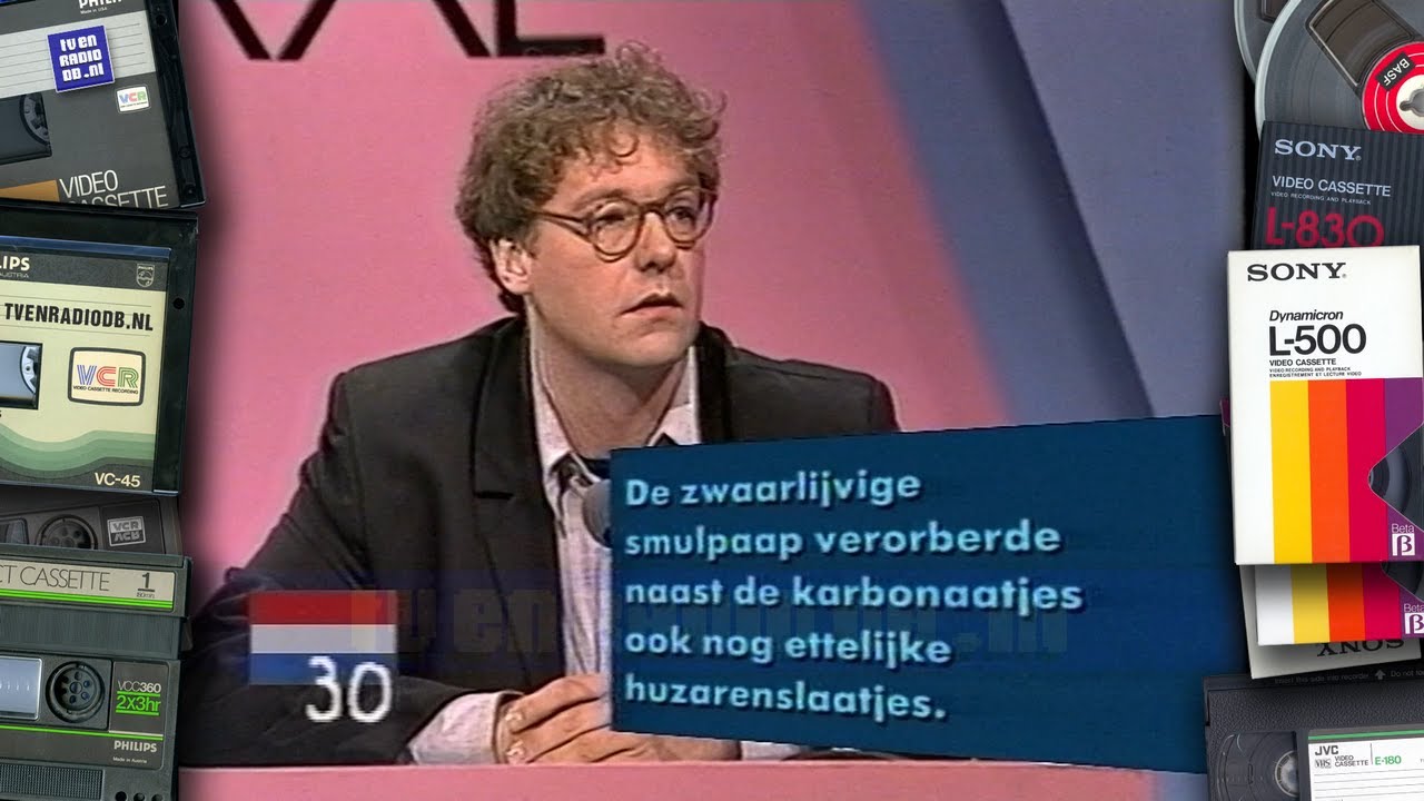 TV: Tien voor Taal (19940103, BRT TV1) (incl Omroeper) (In Nederland uitgezonden op 19940831)