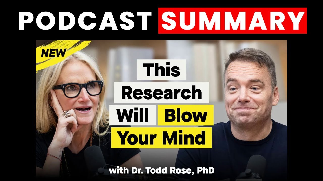This Will Change How You Think About Your Entire Life | Dr. Todd Rose | The Mel Robbins Podcast