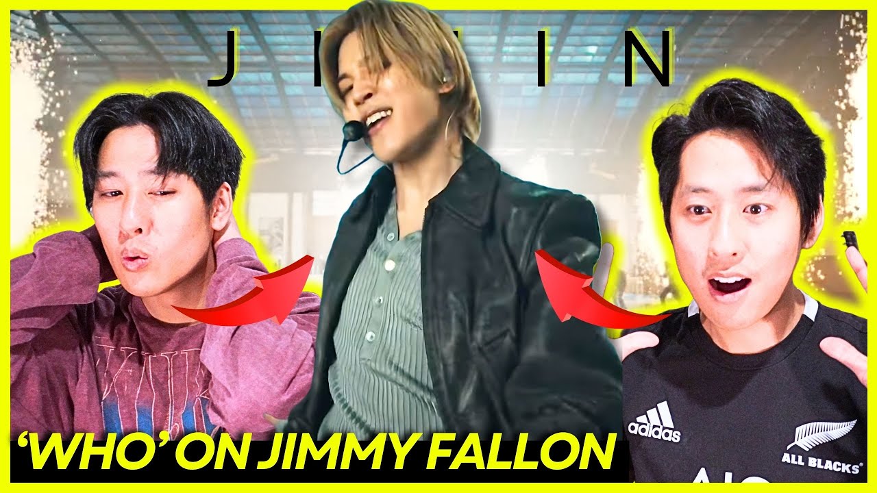 🔥 Jimin 'Who' Performance On The Tonight Show Starring Jimmy Fallon REACTION | Twins Reacts to BTS