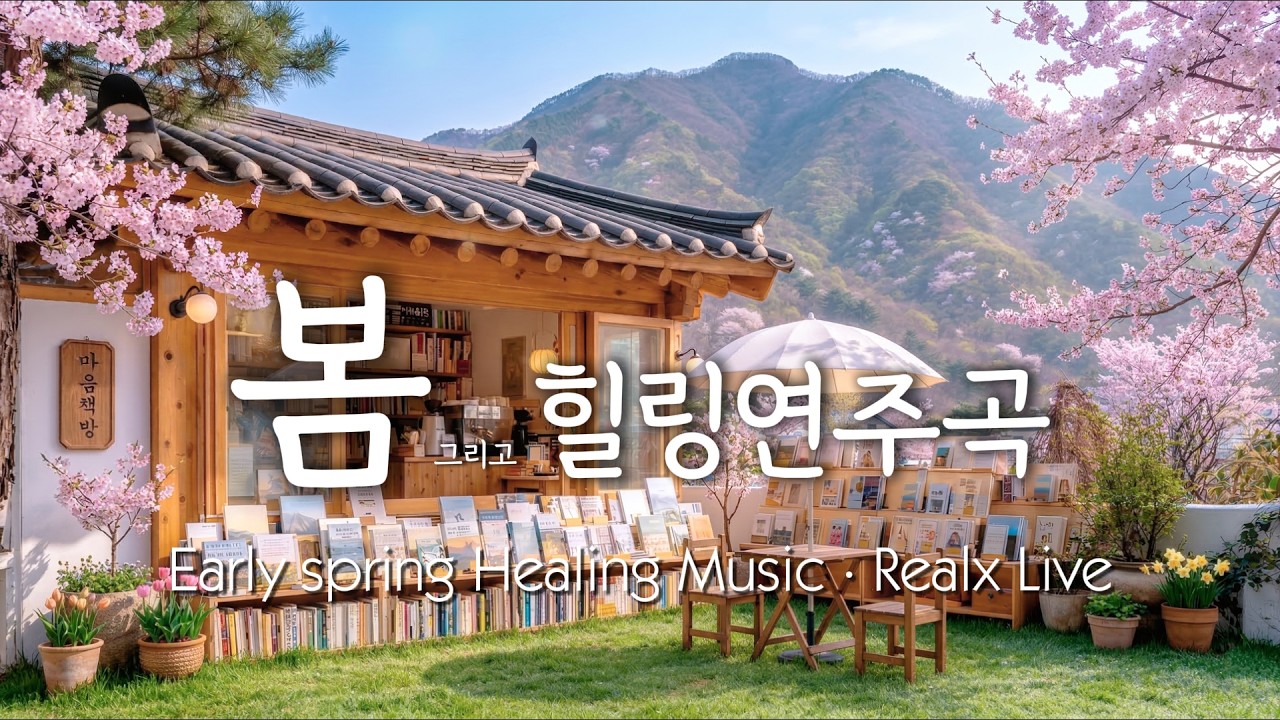 🔴LIVE 🌸봄이 오는 소리｜나를 위한 쉼표☕Acoustic & Piano LIVE