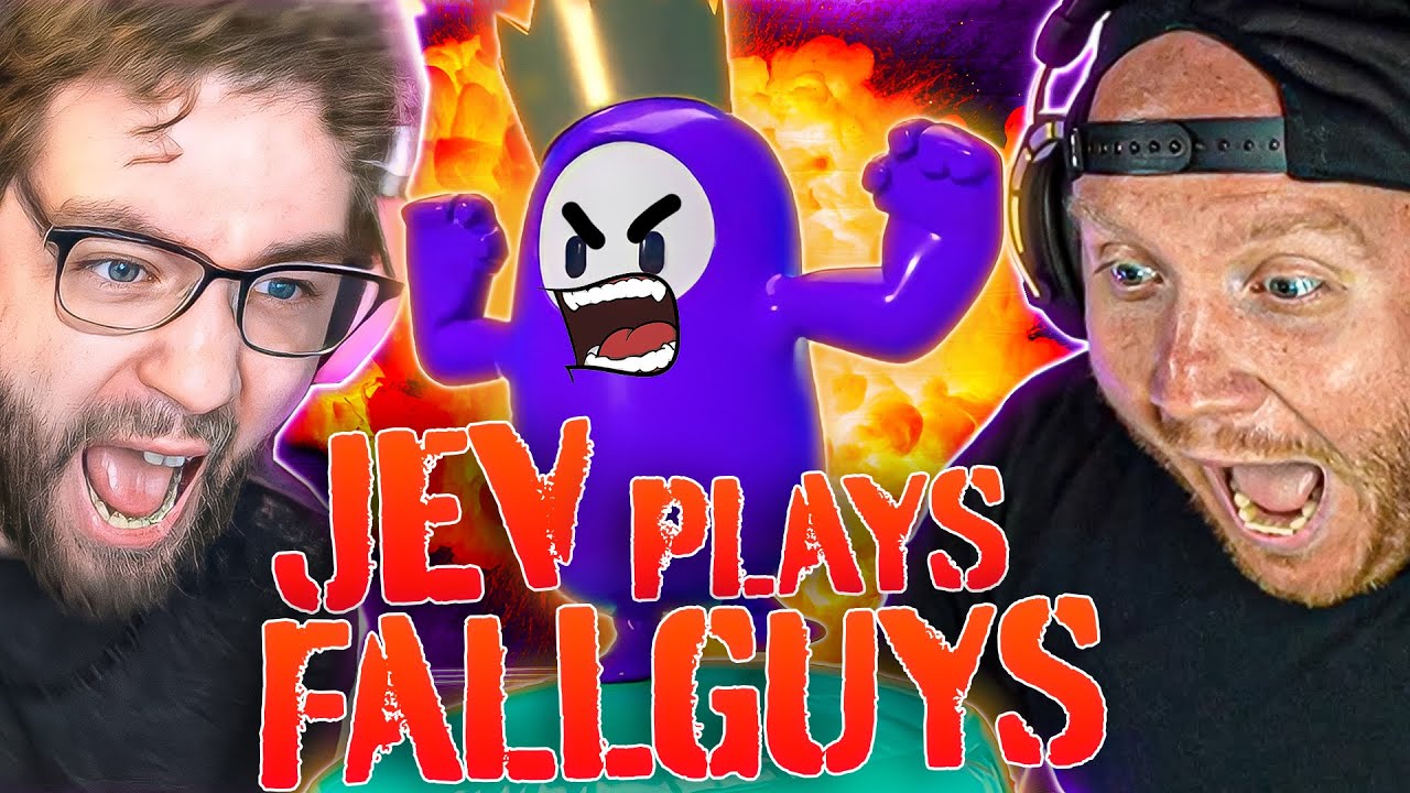 TIMTHETATMAN REACTS TO JEV PLAYING FALLGUYS