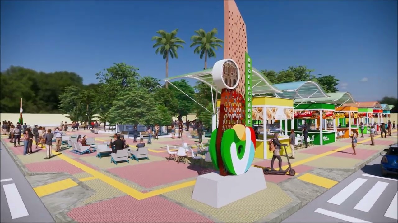 Reinician las labores para el mejoramiento del Parque Principal de Bugalagrande