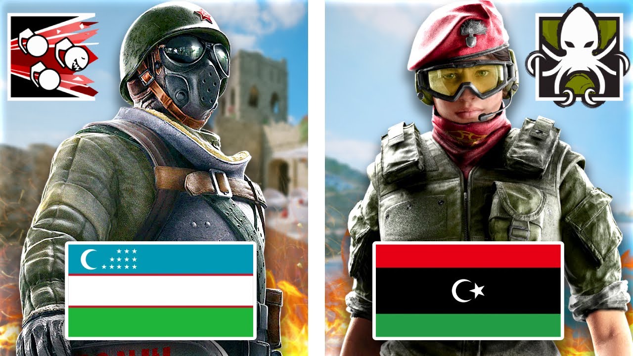 Every Rainbow Six Siege Operator Nationality (2023)