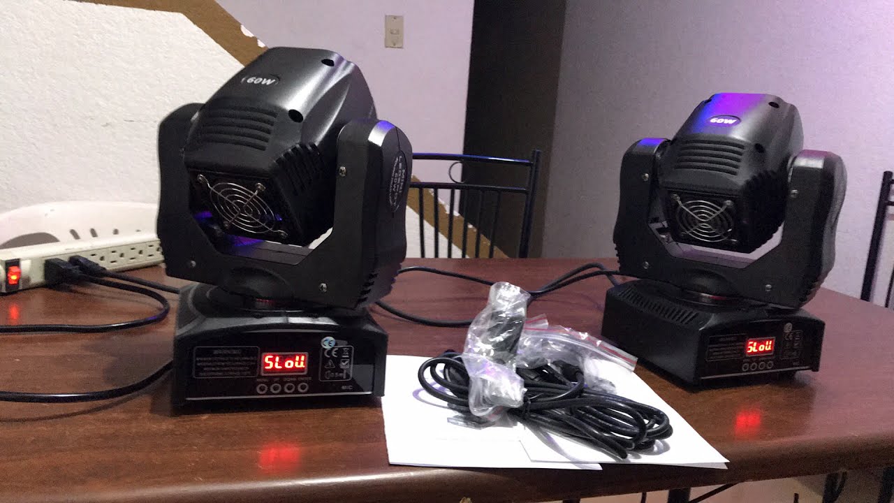 2 Cabezas Robóticas Led Spot 60 Watts + Interface Freestyler Guillermo Puebla