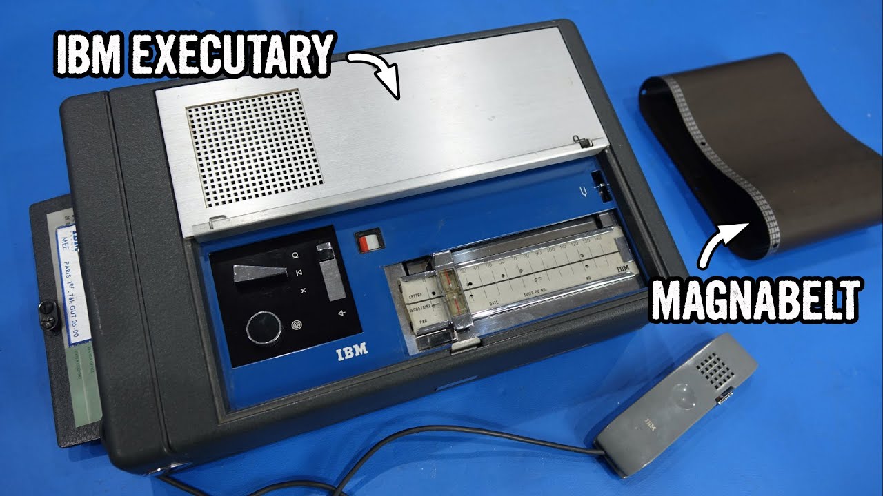Recovering Jennifer's childhood Magnabelt tape on my IBM Executary