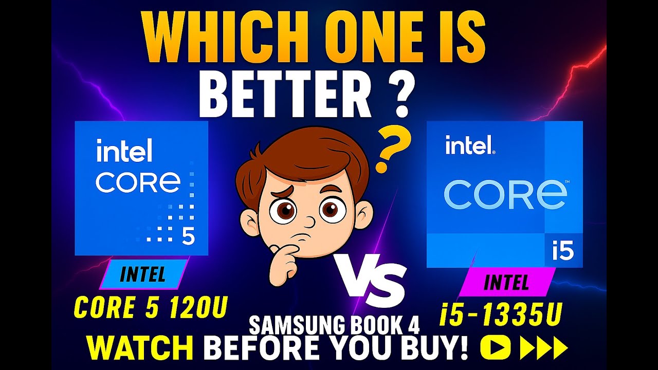 Intel Core 5 120U Vs Intel Core i5 13th Gen - In Depth Comparison 🔥🔥 Intel Core 5 120U vs i5 1335U
