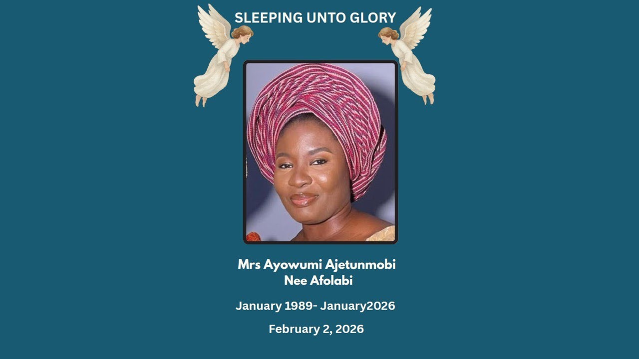 COMMENDATION SERVICE FOR MRS. AYOWUMI AJETUNMOBI