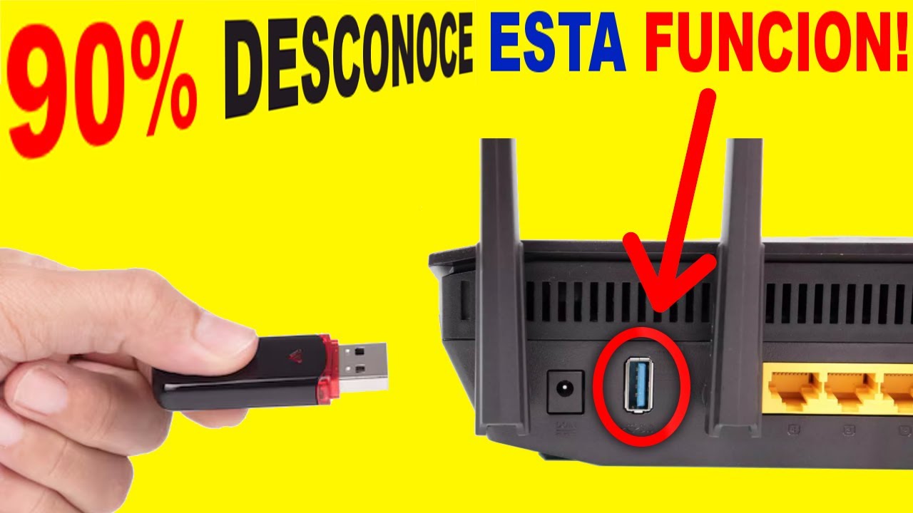 PARA QUE SIRVE LA ENTRADA USB DEL ROUTER! Tu ROUTER tiene un TRUCO que muy pocos conocen!!