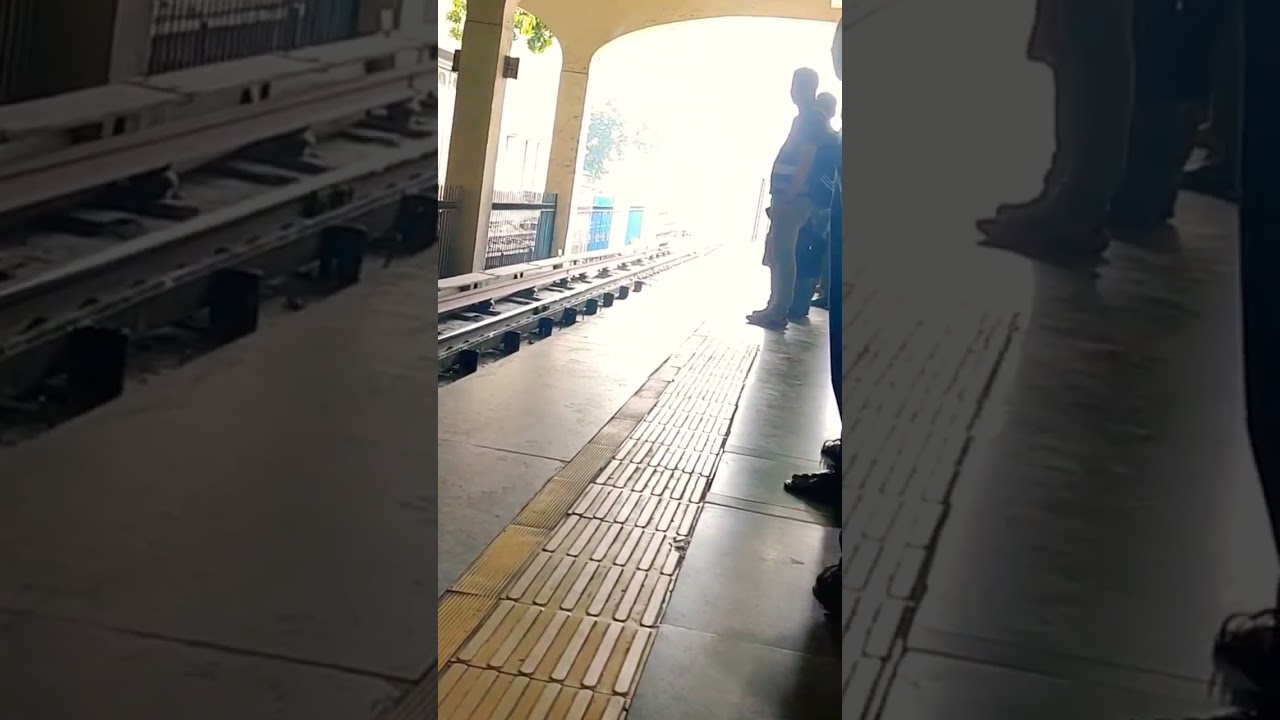 Man jumping in front of a train to commit suicide is saved by hero..taking your life isn't an option