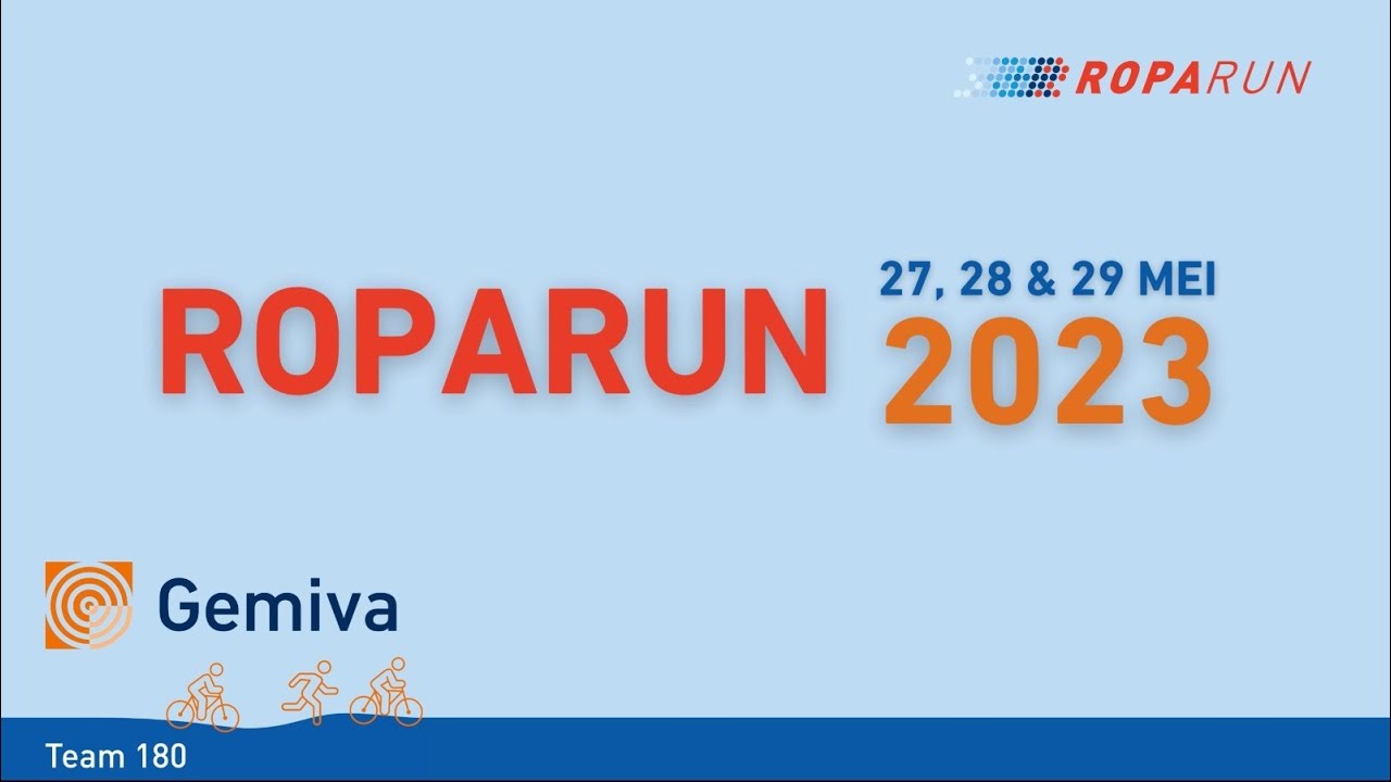 Aftermovie Roparun 2023 Team 180 Gemiva