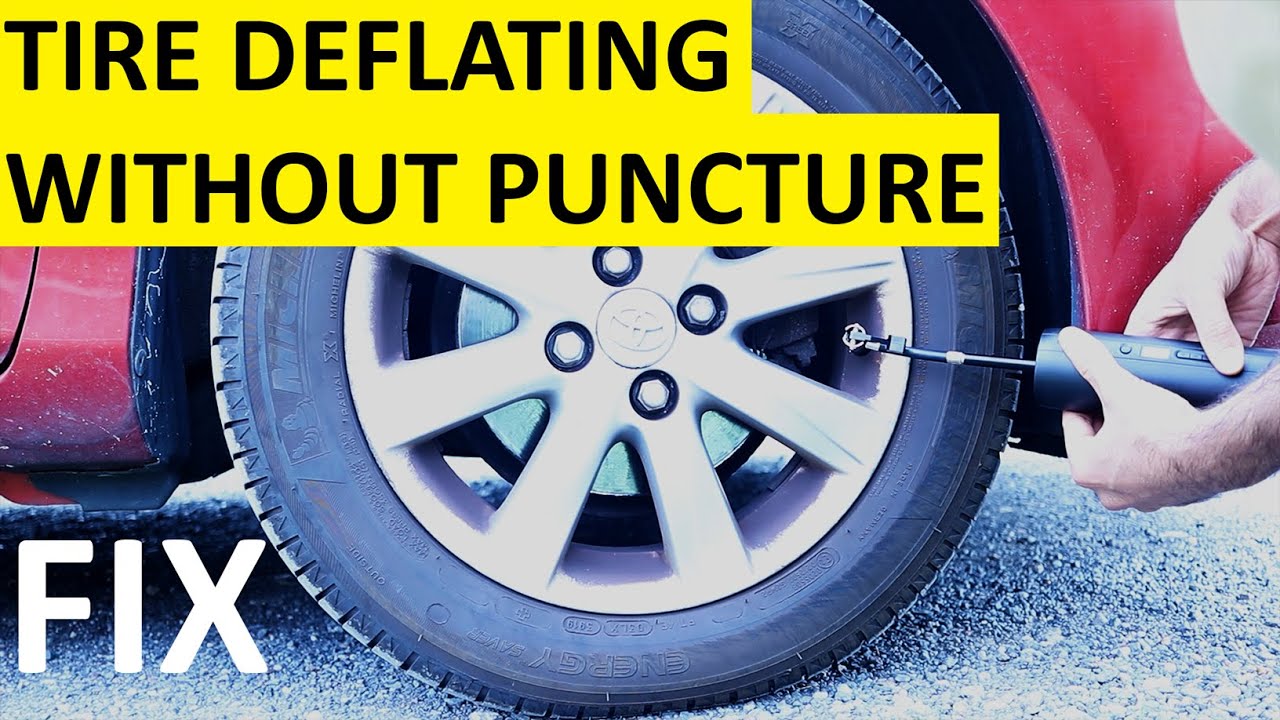 Tire Keeps Deflating No Puncture