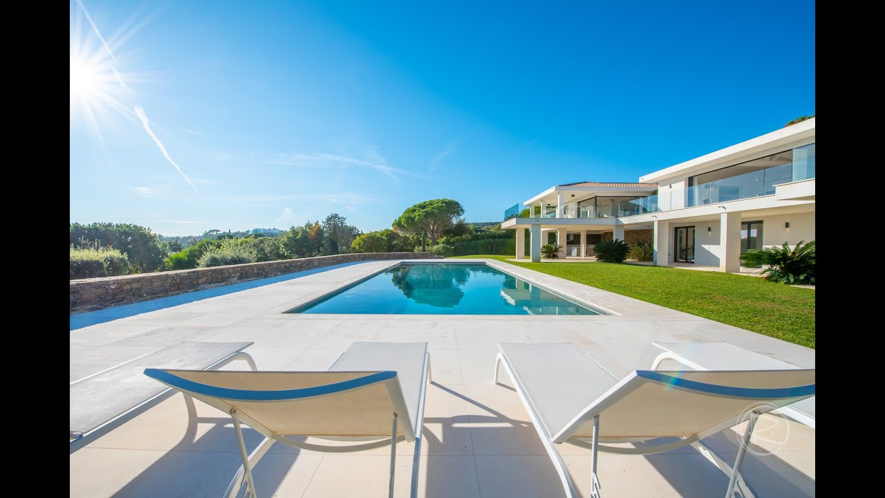 Spectacular villa with sublime views of the bay of Saint-Tropez