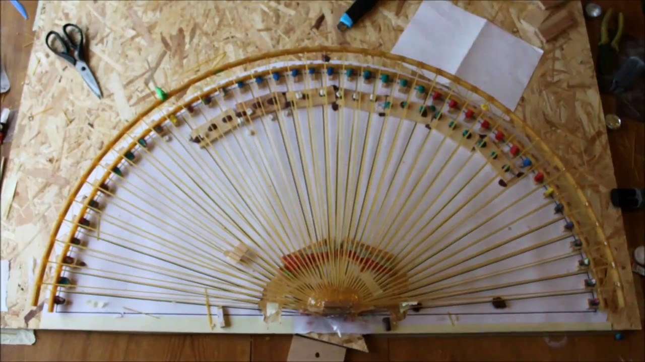 Spaghetti bridge building time lapse