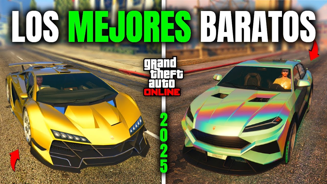 10 VEHÍCULOS BARATOS que NECESITAS COMPRAR Si o Si en GTA Online 2025