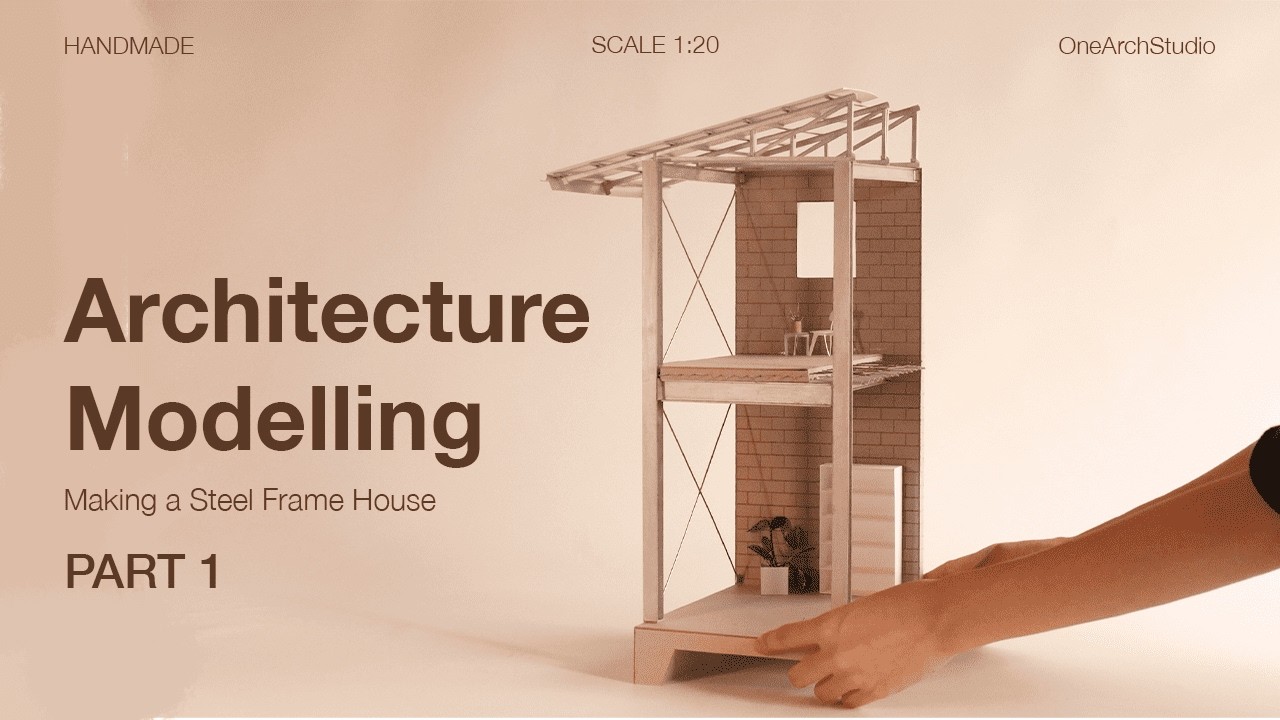 Building a Steel Structure House Section Model | Part 1: Concrete Floor & Wall