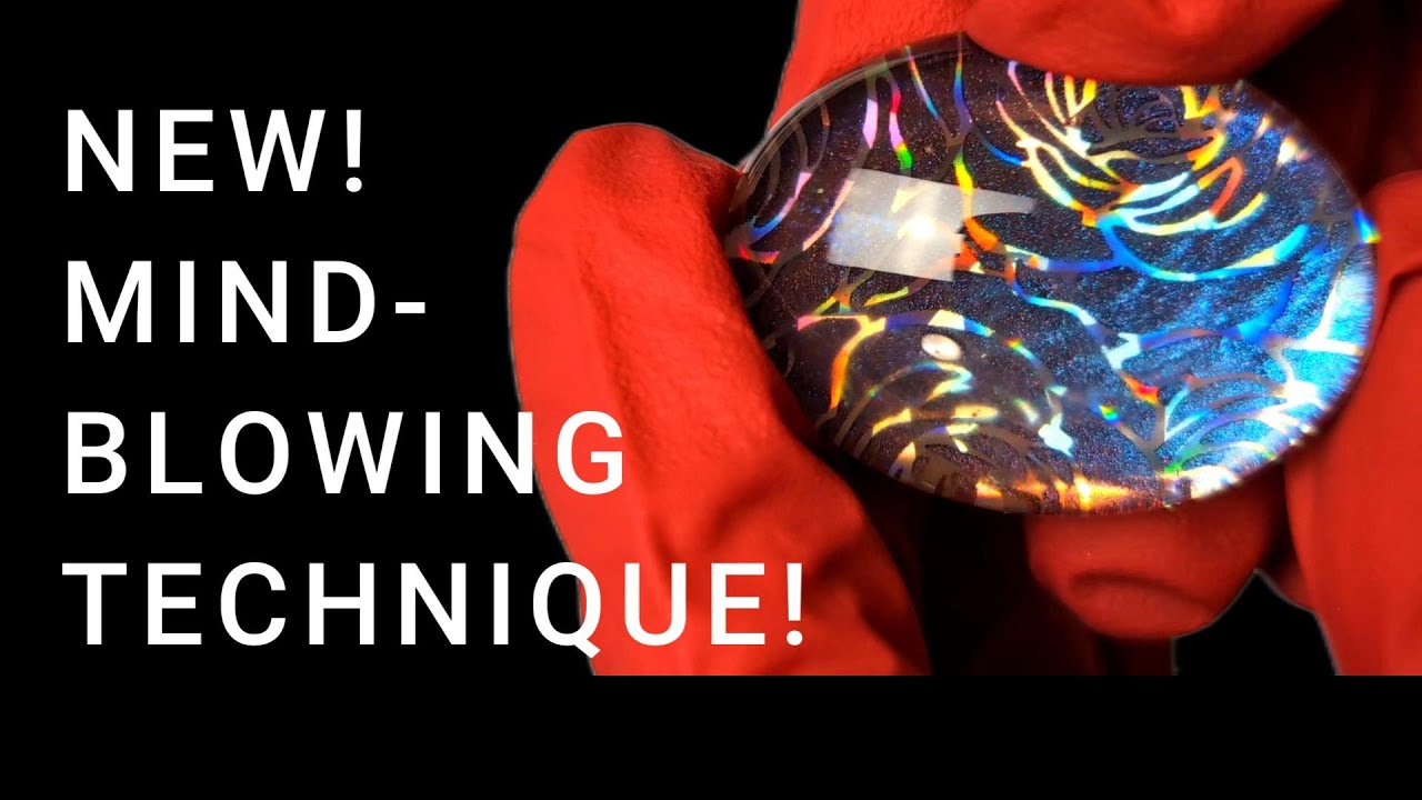 #57 I Created MIND-BLOWING Holographic Resin Paper! @daniel..cooper