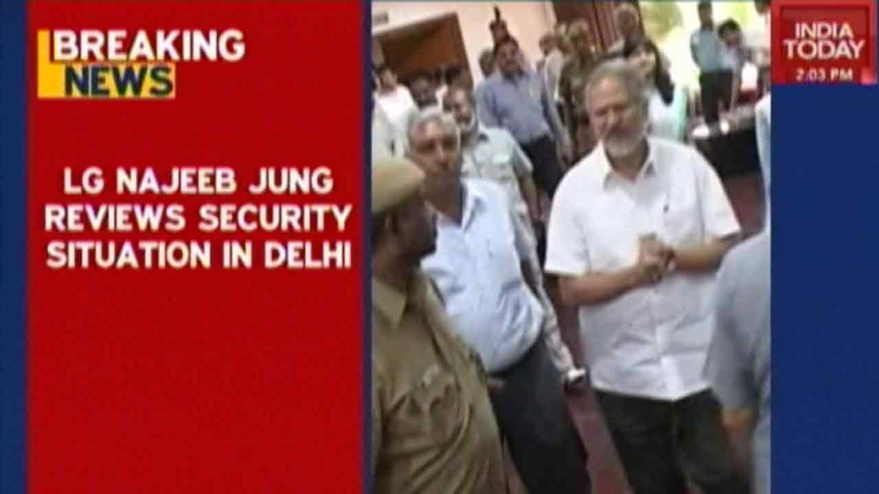 LG Najeeb Jung Reviews Security Situation In Delhi