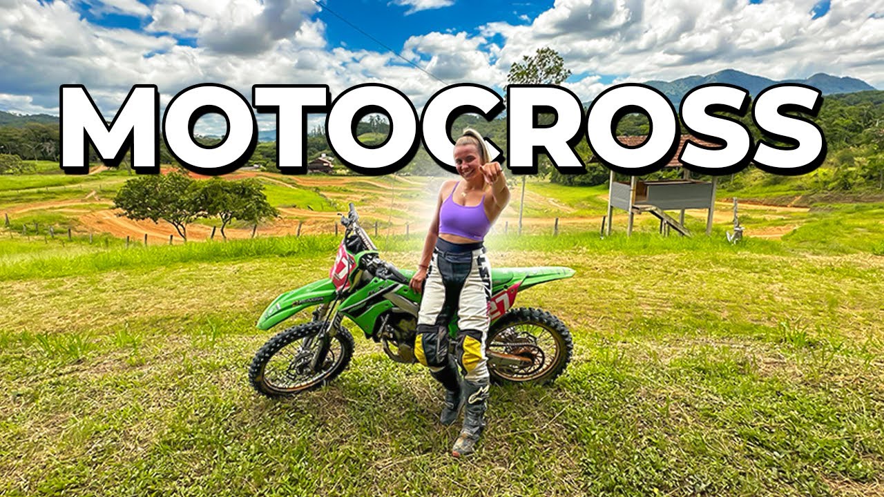 MEU TREINO NA PISTA DE MOTOCROSS😱