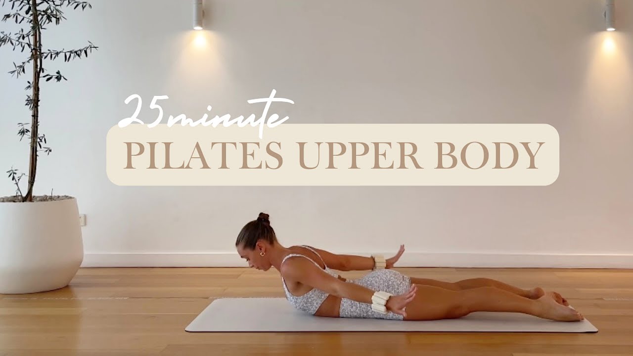 DAY 2: 25-MINUTE PILATES UPPER BODY - Tone & Sculpt (No Repeats, Small Space Friendly)