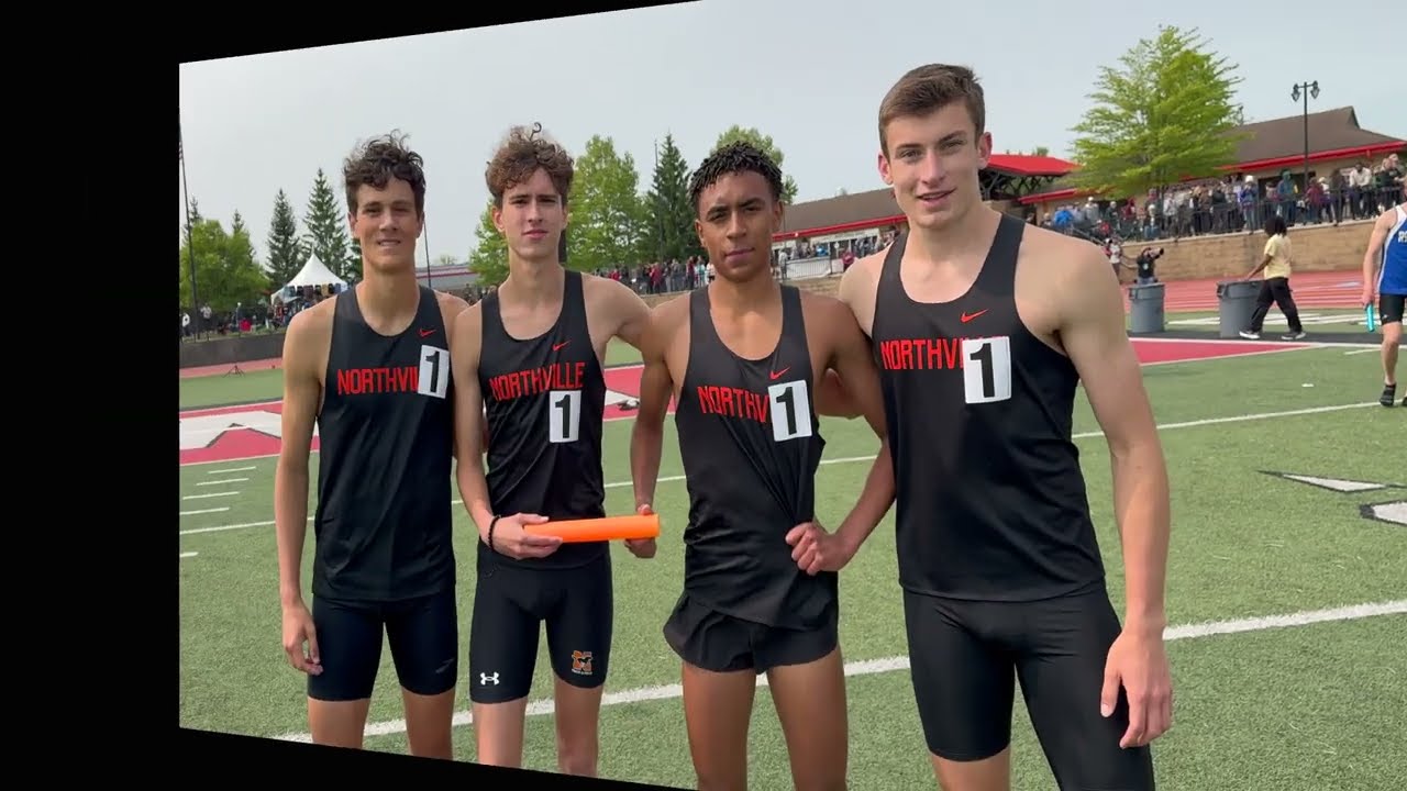 Interview: Boys 4x800M Champion's Northville at 2025 MHSAA LP Division 1 T&F Finals