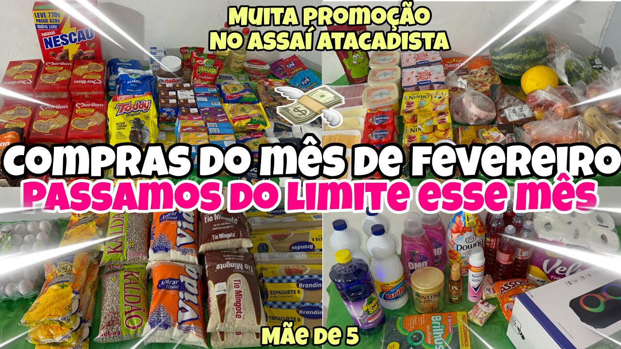 ME SURPREENDI COM A COMPRA DESTE MÊS😱🛒| TROUXE MUITA COISA |MOSTRANDO OS PREÇOS💰
