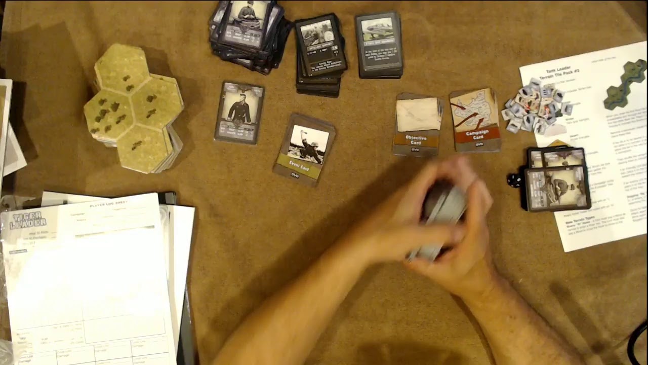 Live Unboxing of TIGER LEADER By DVG Games Plus 3 Expansions