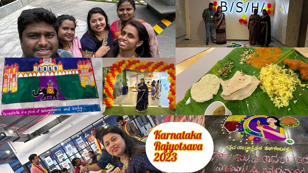 Karnataka Rajyotsava 2023 || Celebration at Office || BSH GGS || 1st Nov